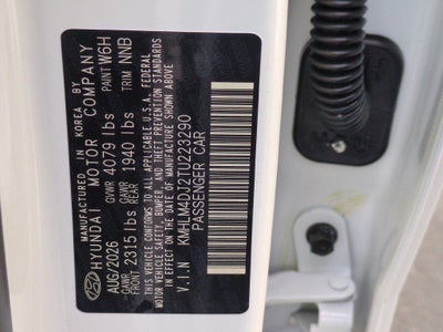 2026 Hyundai Elantra Hybrid Blue