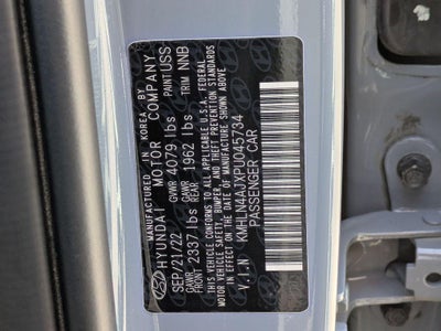 2023 Hyundai Elantra Hybrid Limited