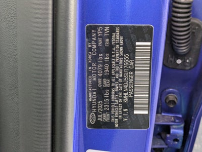 2025 Hyundai Elantra Hybrid Limited