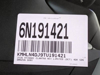 2026 Hyundai Elantra Hybrid Limited