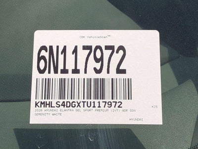 2026 Hyundai Elantra SEL Sport
