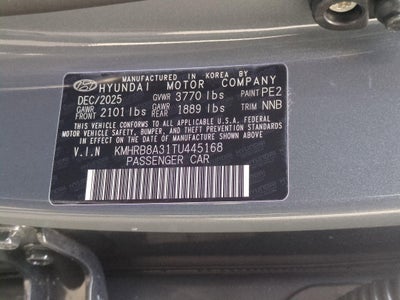 2026 Hyundai Venue SE