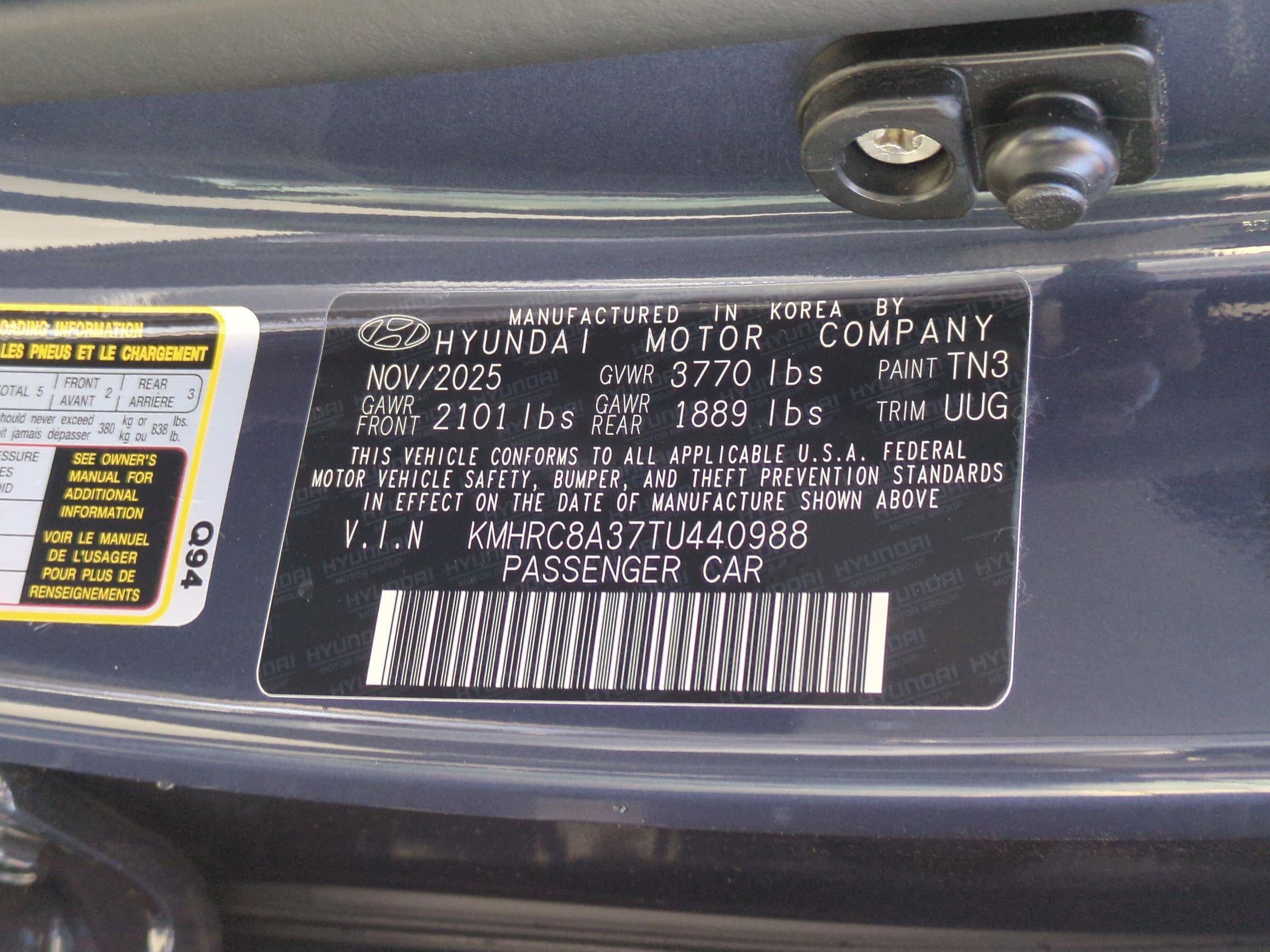 2026 Hyundai Venue SEL w/Two-Tone Roof