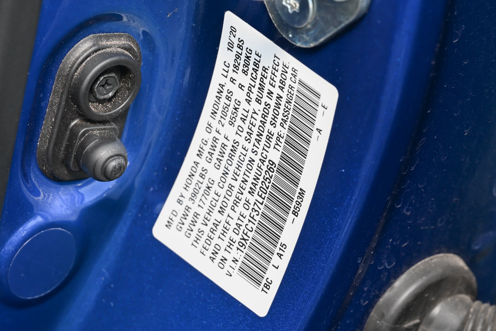 2020 Honda Civic Sedan EX