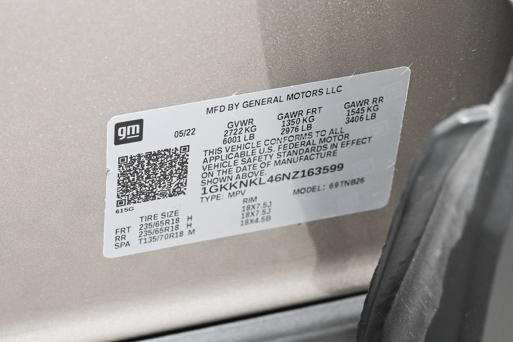 2022 GMC Acadia SLE