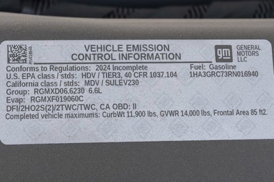 2024 Chevrolet Express Cutaway 3500 1WT