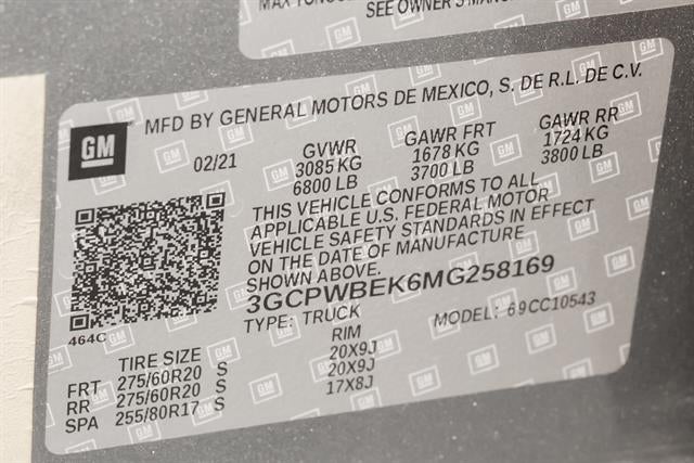 2021 Chevrolet Silverado 1500 Custom