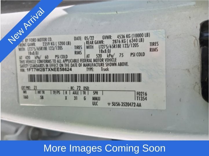 2022 Ford Super Duty F-250 SRW XL