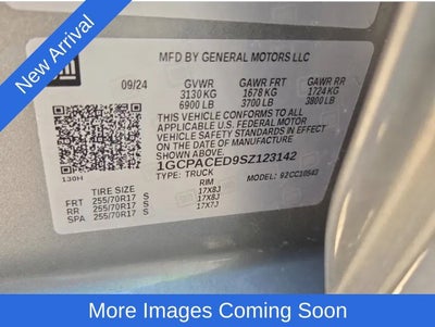 2025 Chevrolet Silverado 1500 LT