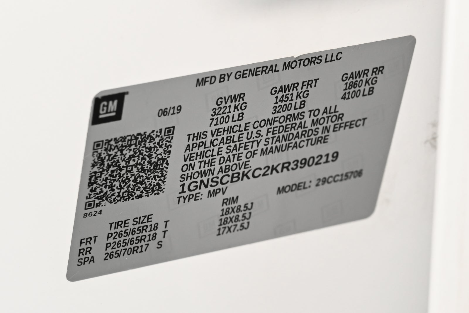 2019 Chevrolet Tahoe LT