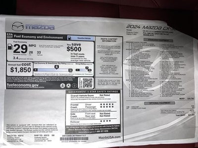 2024 Mazda Mazda CX-30 2.5 S Carbon Edition AWD