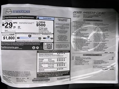 2025 Mazda Mazda CX-30 2.5 S Premium AWD