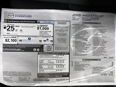 2025 Mazda Mazda CX-30 2.5 Turbo Premium AWD