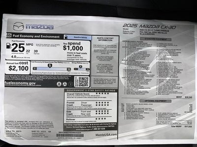 2025 Mazda Mazda CX-30 2.5 Turbo Premium AWD