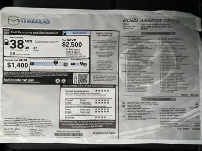 2025 Mazda Mazda CX-50 HEV Premium AWD