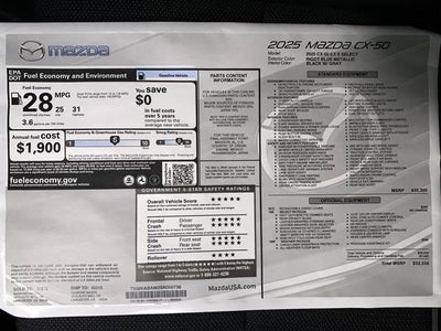 2025 Mazda Mazda CX-50 2.5 S Select AWD