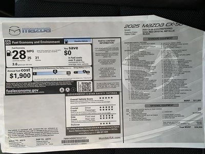 2025 Mazda Mazda CX-50 2.5 S Preferred AWD