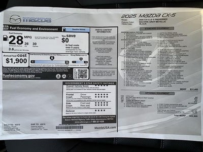 2025 Mazda Mazda CX-5 2.5 S Preferred AWD