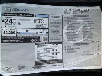 2025 Mazda Mazda CX-5 2.5 Turbo Premium AWD