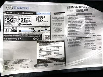 2025 Mazda Mazda CX-70 PHEV Plug-In Hybrid Premium AWD
