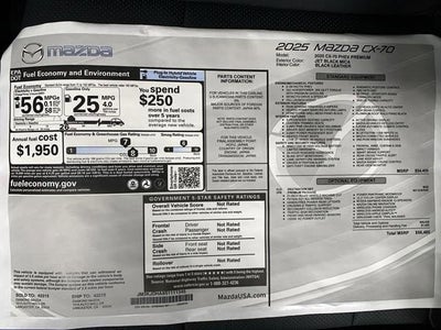 2025 Mazda Mazda CX-70 PHEV Plug-In Hybrid Premium AWD