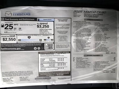 2025 Mazda Mazda CX-90 3.3 Turbo S Premium AWD